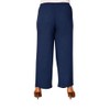 On the Plus Side Navy Essential Wide Leg Rayon Solid