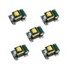 Acxico 5Pcs 5V 700mA Board Module Mini AC-DC 110V 120V