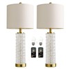 Oneach 27.75” Table Lamps Set of 2, Gold Modern Bedside