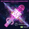 Wireless Bluetooth Karaoke Microphone for Children, Portable 4-in-1 Karaoke Machine