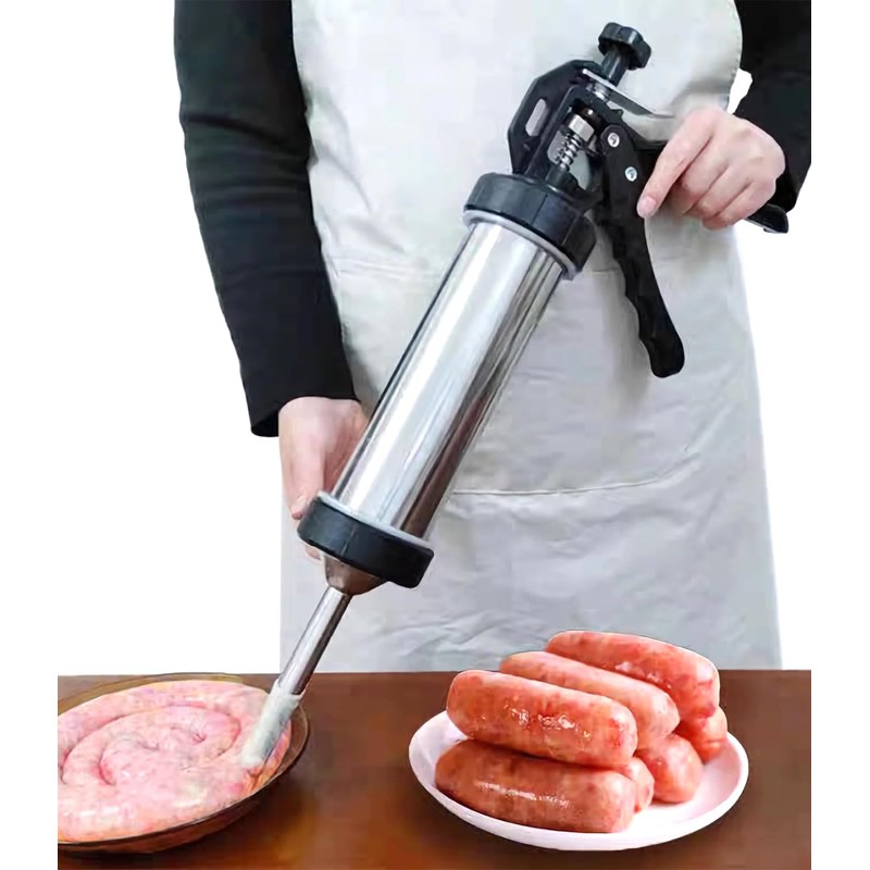 Jerky Gun for Ground Meat, Jerky Making Kit, Beef Jerky