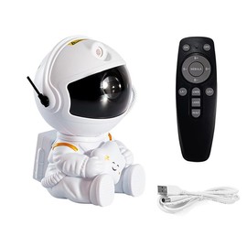 DUOBAGMA LED Starry Sky Projector, Astronaut Starry Sky Projector, Night Light Star Projector LED Starlight Astronaut Lamp Galaxy Projector for Bedroom, Playroom, Home, Party