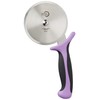 Mercer Culinary Millennia Pizza Cutter with Purple Handle, 4-Inch Wheel,