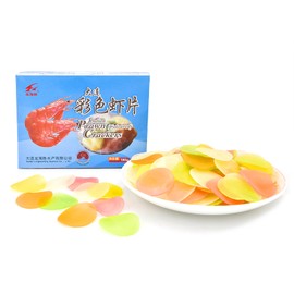 Yip Choice Uncooked Colourfur Prawn Crackers, Snacks and Party Appetizer, Great for Curry, Crispy Shrimp Flavor Chip Snacks 6.35oz