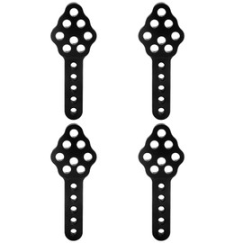 CNC Metal RC Car Shock Absorber Mount Adjust Height Angle Stand for Axial SCX10 90046 D90 D110 RC Crawler Car Truck Models Upgrades (Black)