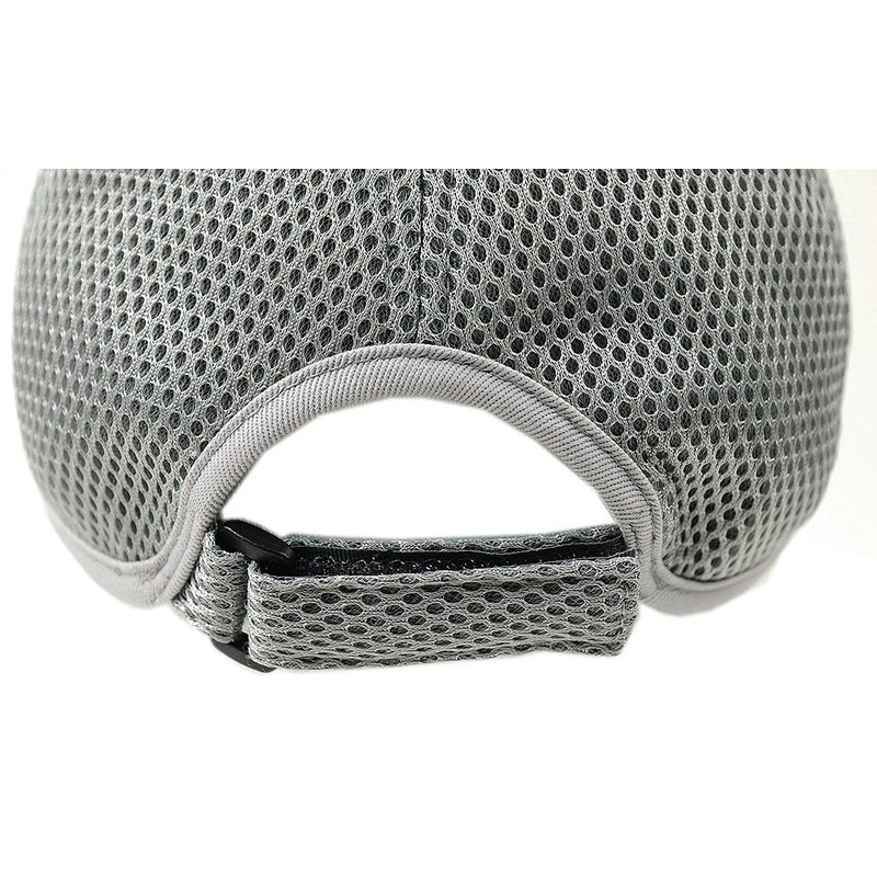 BIGWATCH Men's Plain Round Mesh Cap, Large Size - grays