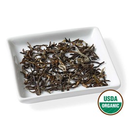 Golden Moon Tea Organic Vanilla Jasmine Green Tea - Loose Leaf, Non-GMO - 1 Pound (192 Servings)