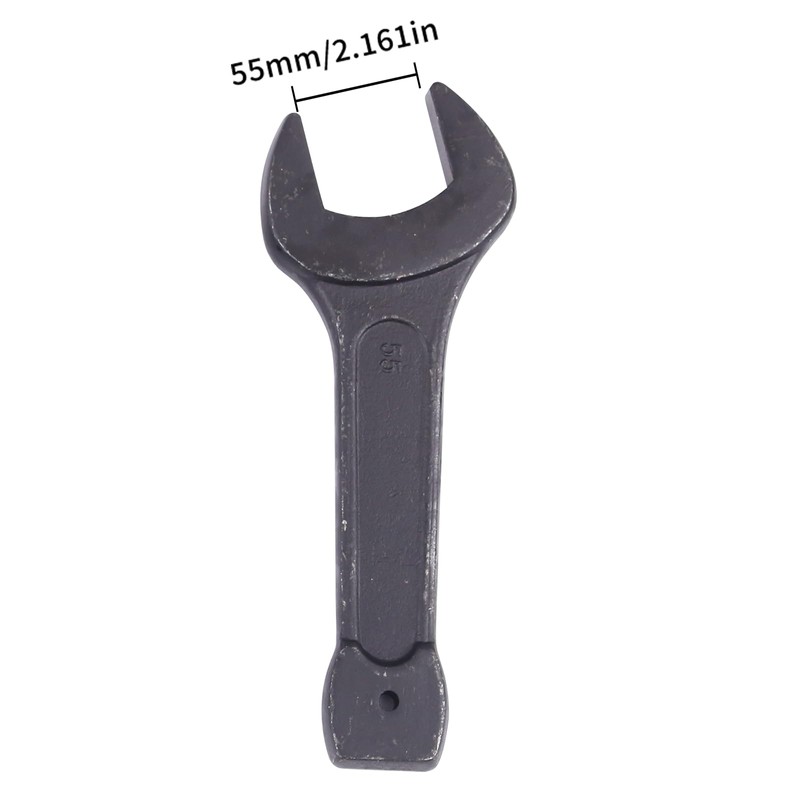 HCXUANWJTL 55mm Open End Striking Wrench, High Tensile Steel Single