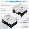 MXBAOHENG Updated Mini Multifunctional Table Saw with Cutting & Sanding