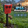Solar Motion Sensor Animal Repeller for Outdoor Protection – Dog