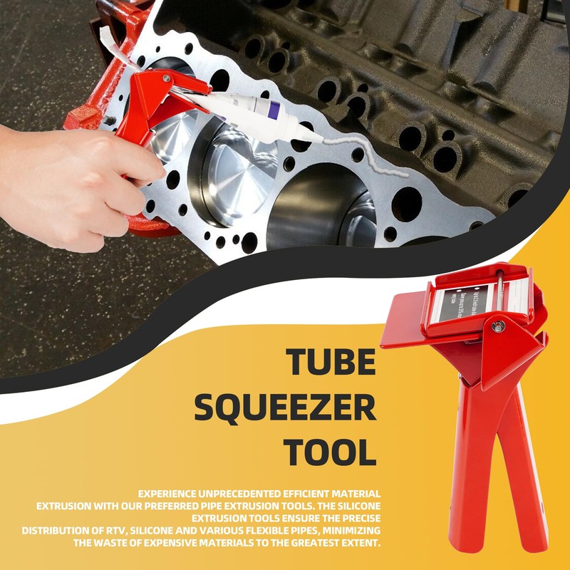 TENGBASE Tube Extrusion Tool - 2.5" Industrial Size Dispenser, Efficient