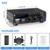 Bluetooth HiFi Amplifier AS-22 2.0 Channel Mini Stereo Audio Amplifier