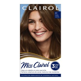 Miss Clairol Tinte Permanente 61 Rubio Cenizo Oscuro