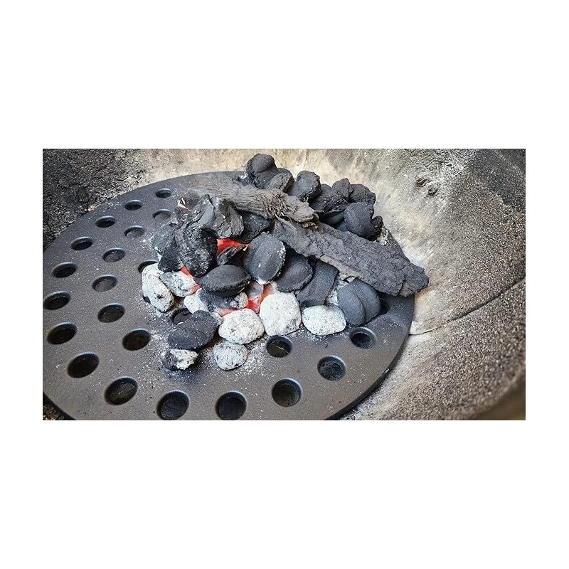Big Round Cast Iron Fire Grate 17" for Big Green