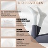 Fiohiros Pilates Yoga Socks with Grips for Women,Elegant Ruffle Frilly