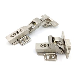 LIKERAINY 135 Degree Angle Hinges Mitre Hinge with Damping 35 mm Soft Close Door Hinge for 45° Mitre Applications Kitchen Cabinet Wardrobe Pack of 2