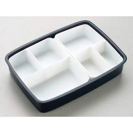 Skater Japanese Modern/Traditional Compartmental Bento Box, Chopsticks, 870 ml