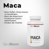 GymBeam GymBeam Maca Kapseln - Hochdosiert, 1800 mg pro Tagesdosis,