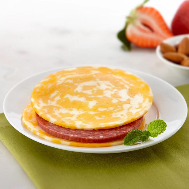 Cheesewich Protein Snacks - Colby Jack & Hard Salami Slices,