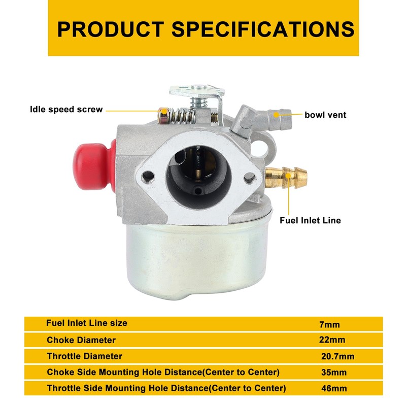 Panari OHH60 OHH55 Carburetor Kit for Tecumesh 6.5HP 5.5HP 5HP