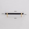 BWRMHME Set of 2 Solid Brass Cabinet Pulls 6.3 Inch