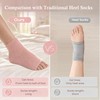 Toeless Moisturizing Gel Socks for Dry Cracked Heel Feet Women