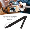 Guitar Strap Breathable Thickened Wider Regulable Decompression Black Bass Shoulder