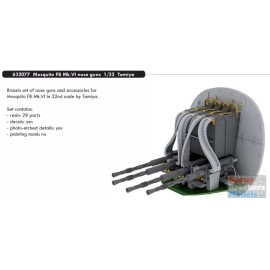 Eduard EDU632077 1:32 Eduard Brassin Mosquito FB Mk.IV Nose Guns (TAM kit)