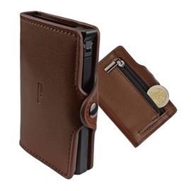 Credit Card Holder Brown, brown, rfid wallet