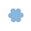 Artemio Giant Lever Punch 5 cm Flower #1, Blue