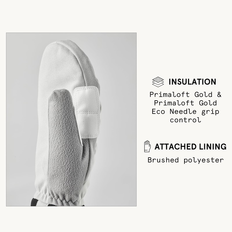 Hestra Women´s XC Primaloft Mitt - Sand Print - 6