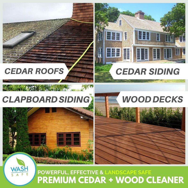 Wash Safe™ CEDAR WASH | Eco-Safe and Organic Wood Cleaner