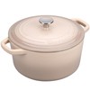 VORRINGARD Enameled Cast Iron Dutch Oven Pot with Lid, for