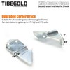 TIBEGOLD Anti Sag Gate Kit for Wooden Fence, Silver Gate