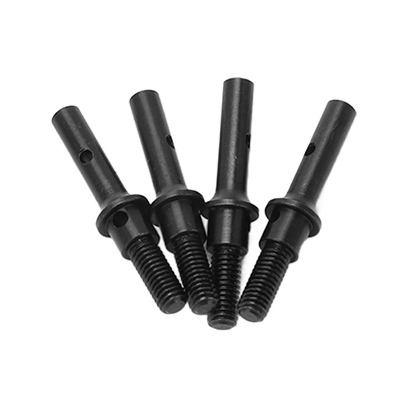 4Pcs Steel Front Rear Portal Stub Axle Drive Shaft for