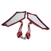 BUGUUYO 1set Motorcycle Rearview Mirrors High Definition Safety Mirrors for