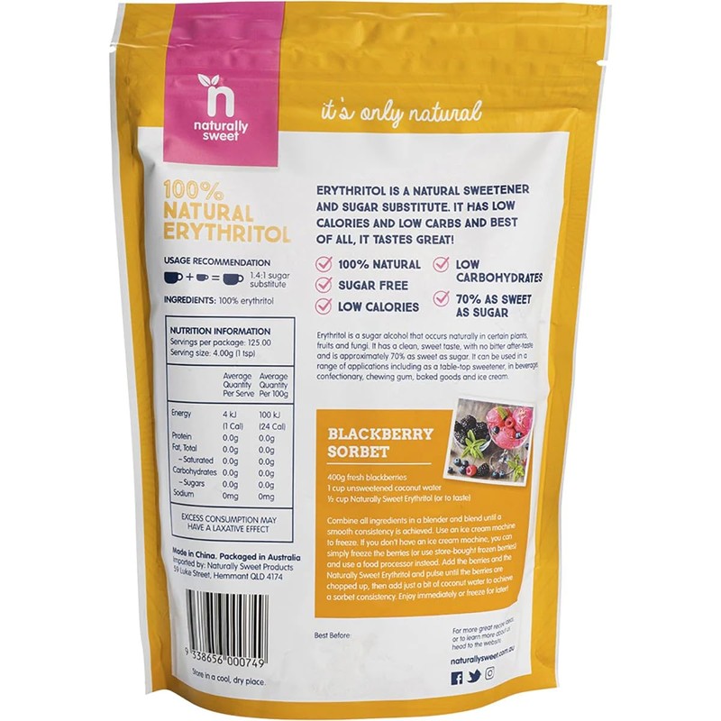 Naturally Sweet Erythritol 500 g