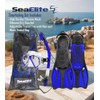 Sea Elite Snorkeling Set (Blue, Small/Medium)