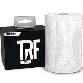Nxtrnd TRF Turf Tape for Arms Football, Extra Wide Football Turf Tape, Athletic Tape, Flexible Kinesiology Tape, Waterproof Sports Tape, Ultra Sticky Kinesio Tape (White)