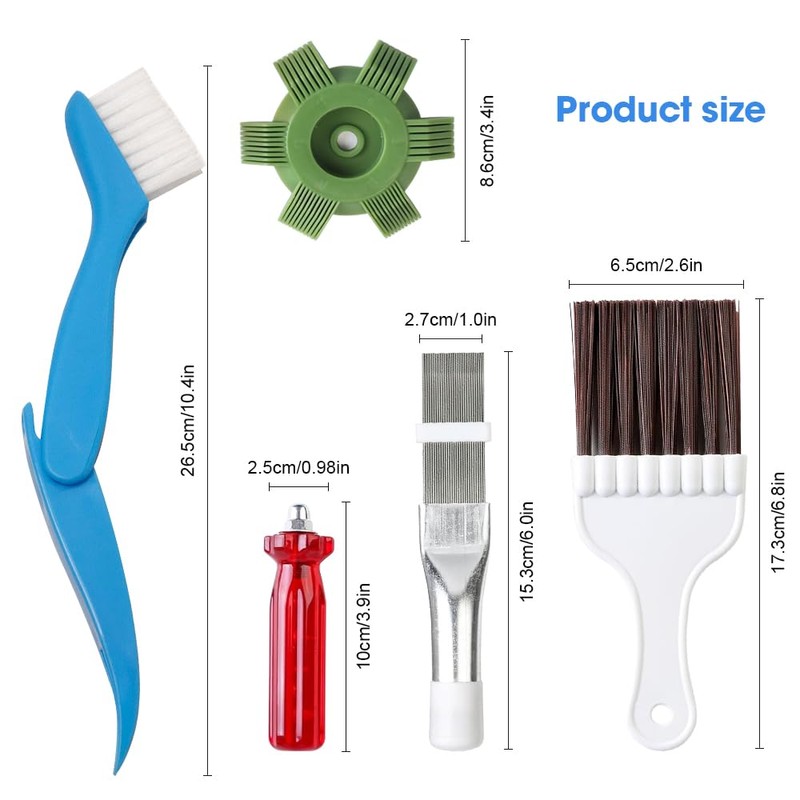 mizikuu Air Conditioning Comb, Pack of 4 Lamellar Comb, Air