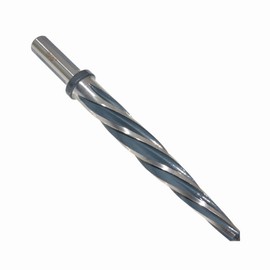 YUEWO 5/8" Bridge Construction Reamer Drill Reamer Tool Set for Metal, M2 HSS Car Reamer Tapered Alignment Reamer Drill Bit Chucking Steel Reamers Spiral Flute with Shank Chuck