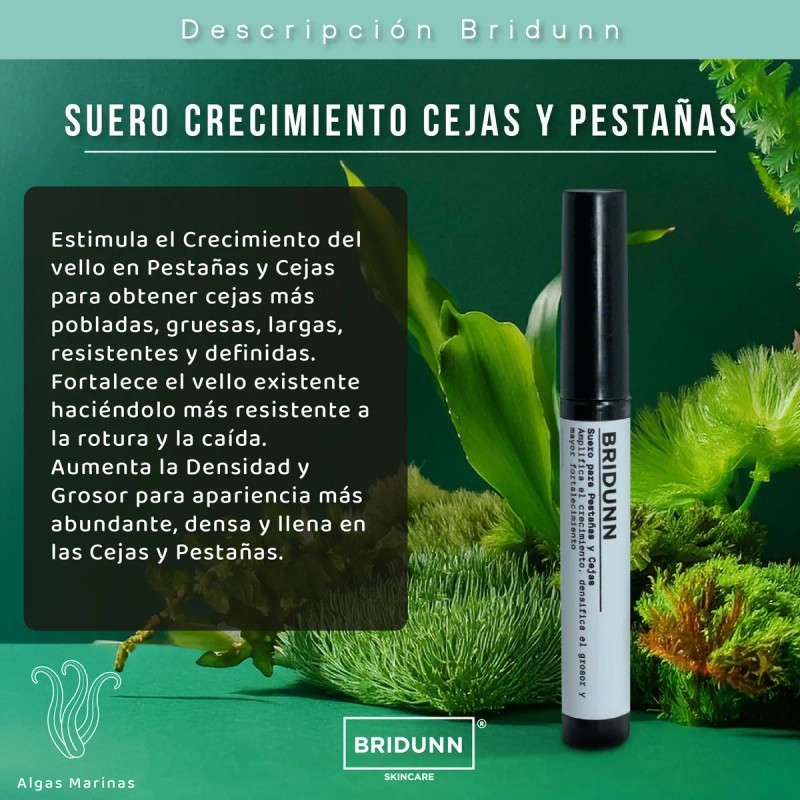 Suero Crecimiento Pestanas Y Cejas, Ingredientes Naturales