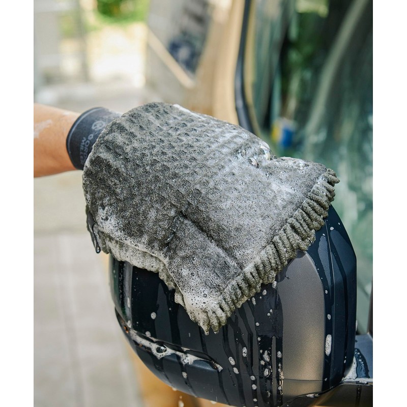 GORDONMILLER High Density Chenille/Grid W Face Microfiber Cleaning Gloves