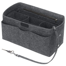 Betoores Bag Organiser for Women’s Handbags, For Speedy Neverfull Bags, Mid-Grey