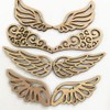 Christmas Wood Angel Wings 80pcs Angel Wings Wings Patches Angel