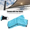 Canopy Canvas Stainless Steel 2x3m Rectangle Canopy with Four Ropes