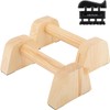 IRSTBL - Wooden Push Up Bars – Heavy-Duty Beech Parallettes