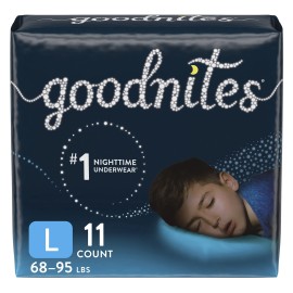 KIMBERLY CLARK CORP GOODNITES Youth Pants Large Boy Jumbo Pack Replaces Item 6941315 PK of 11