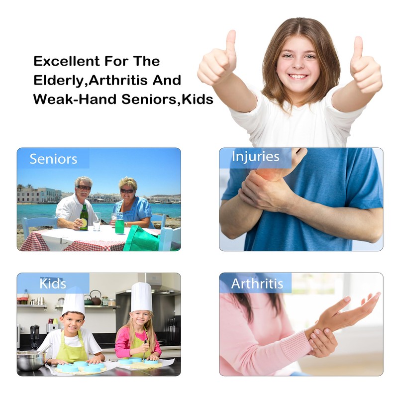 Jar Opener for Weak Hands, Seniors with Arthritis, 5 in