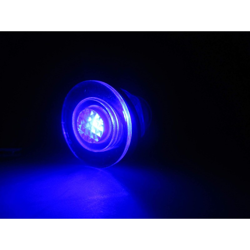 Pactrade Marine 4 Pieces Boat LED Livewell Round Button Blue